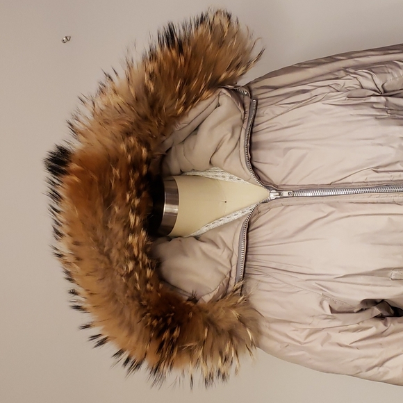 Helmut Lang Padded Jacket w Fur Trimmed Hood - Picture 3 of 15